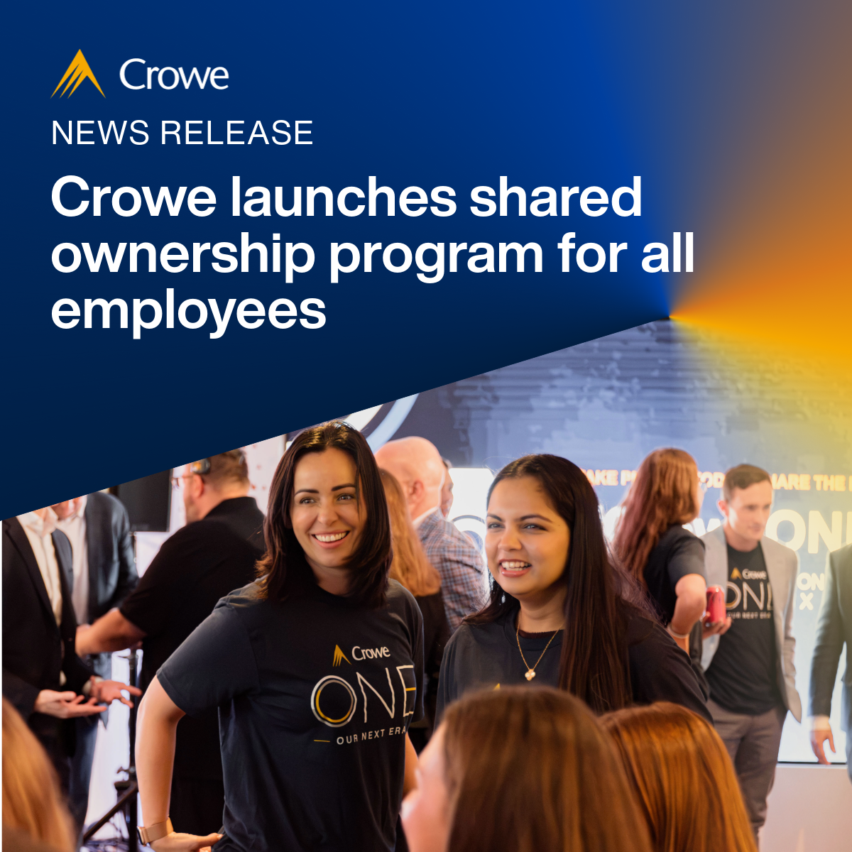 Program Alignment Statement Crowe launches shared ownership program for all employees | Crowe