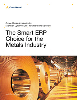Crowe Metals Accelerator Overview Brochure