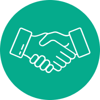Integration execution and value creation icon