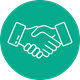 Integration execution and value creation icon