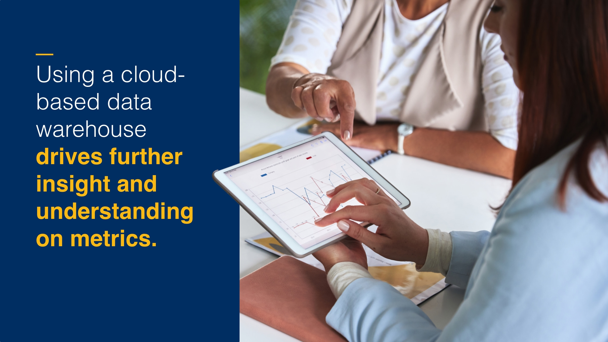 Use cloud-based data warehouses to standardize data