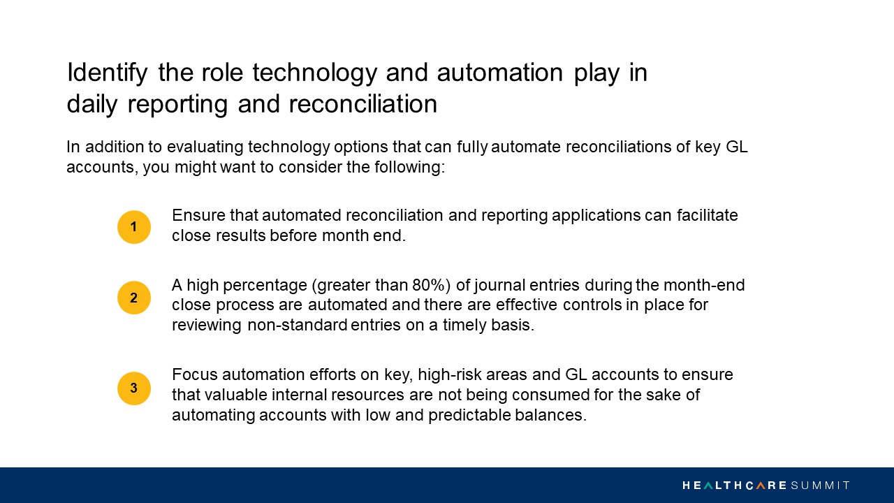 Identify the role technology and automation play
