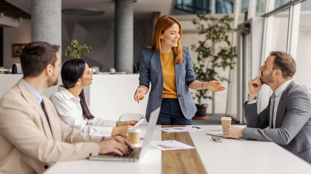 Healthcare professionals discuss risk-bearing arrangements and accounting considerations.