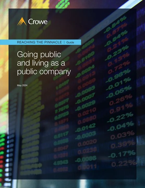 Going public and Living as a Public Company