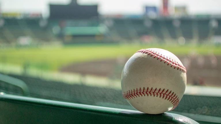 Baseball overlooking stadium field, representing the Summer CPE Series networking outing at a Phillies game.