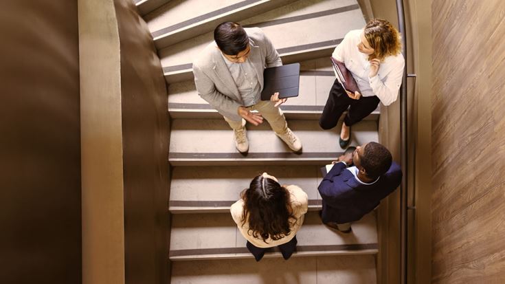 Financial services professionals discuss insights from an industry conference.