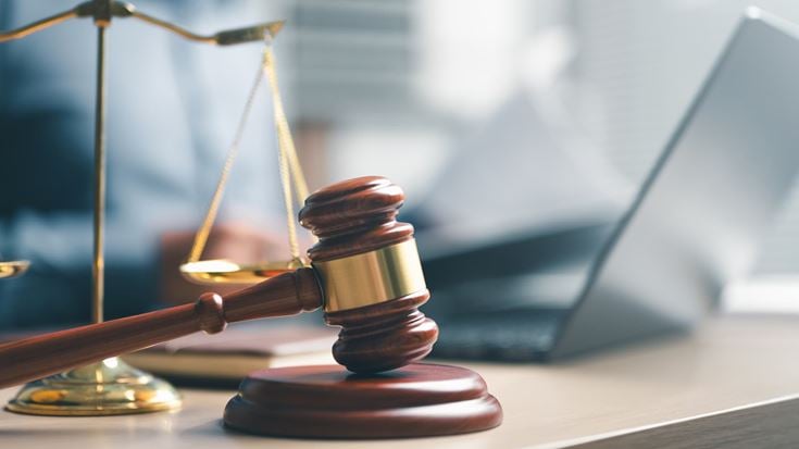 Gavel and scales of justice represent the legal implications of the Keysight decision affecting GILTI regulations.