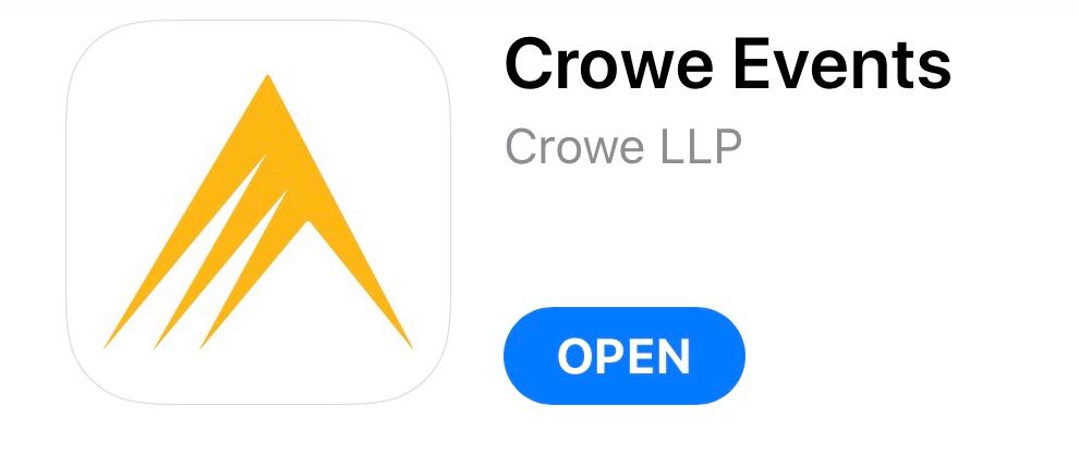Crowe Events App