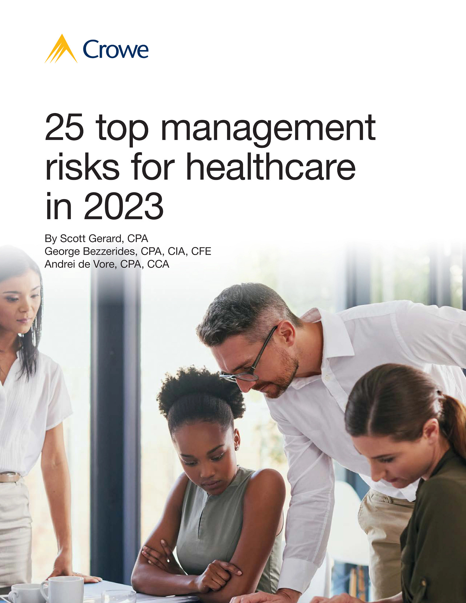 25 top management risks for healthcare in 2023