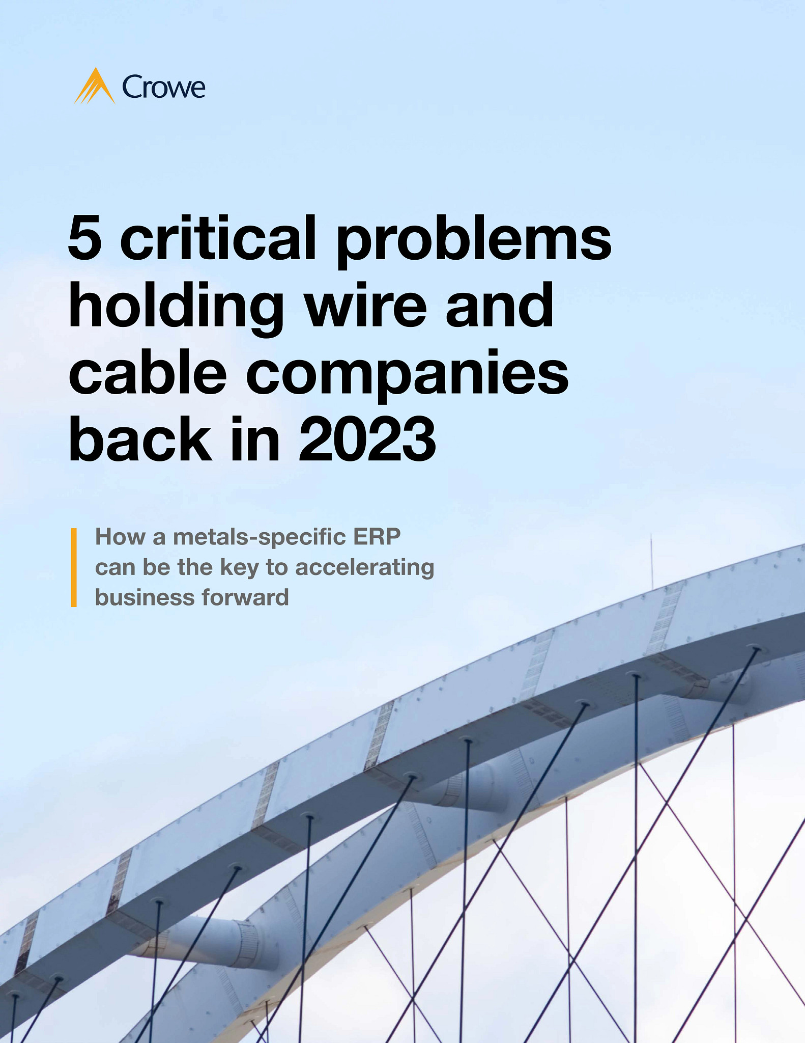 5 critical problems holding wire and cable companies back in 2023