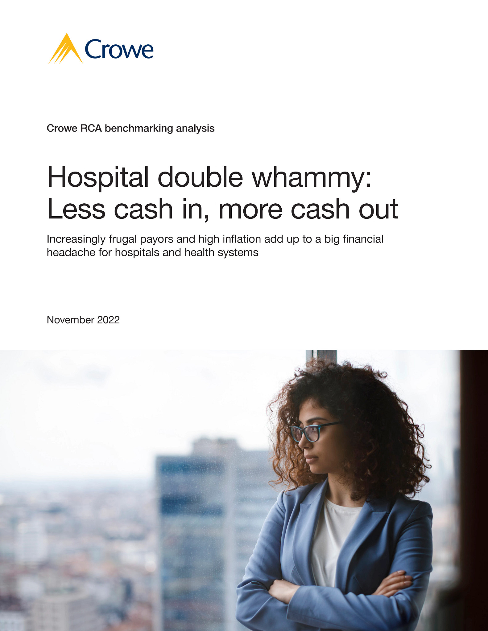Hospital double whammy: Less cash in, more cash out