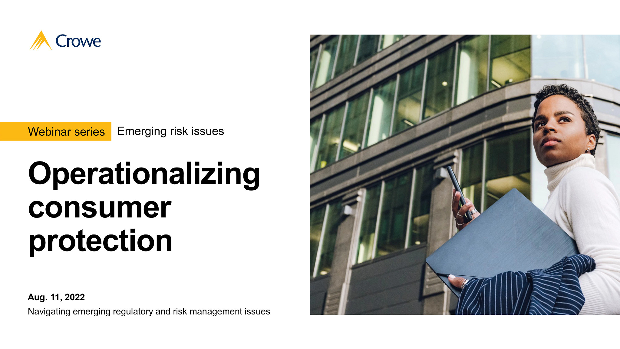 Operationalizing consumer protection