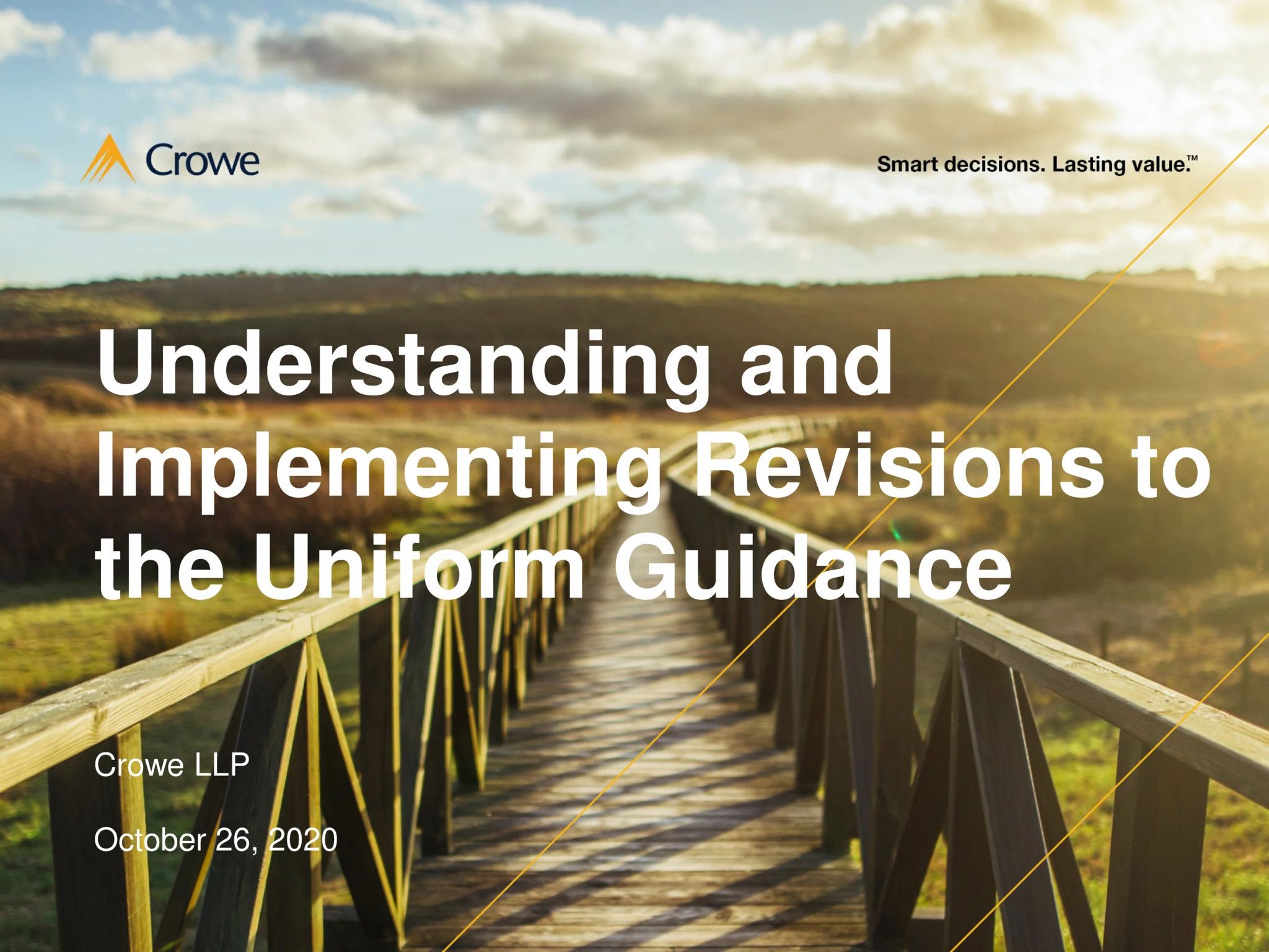 Change is Coming: Understanding and Implementing Revisions to the Uniform Guidance