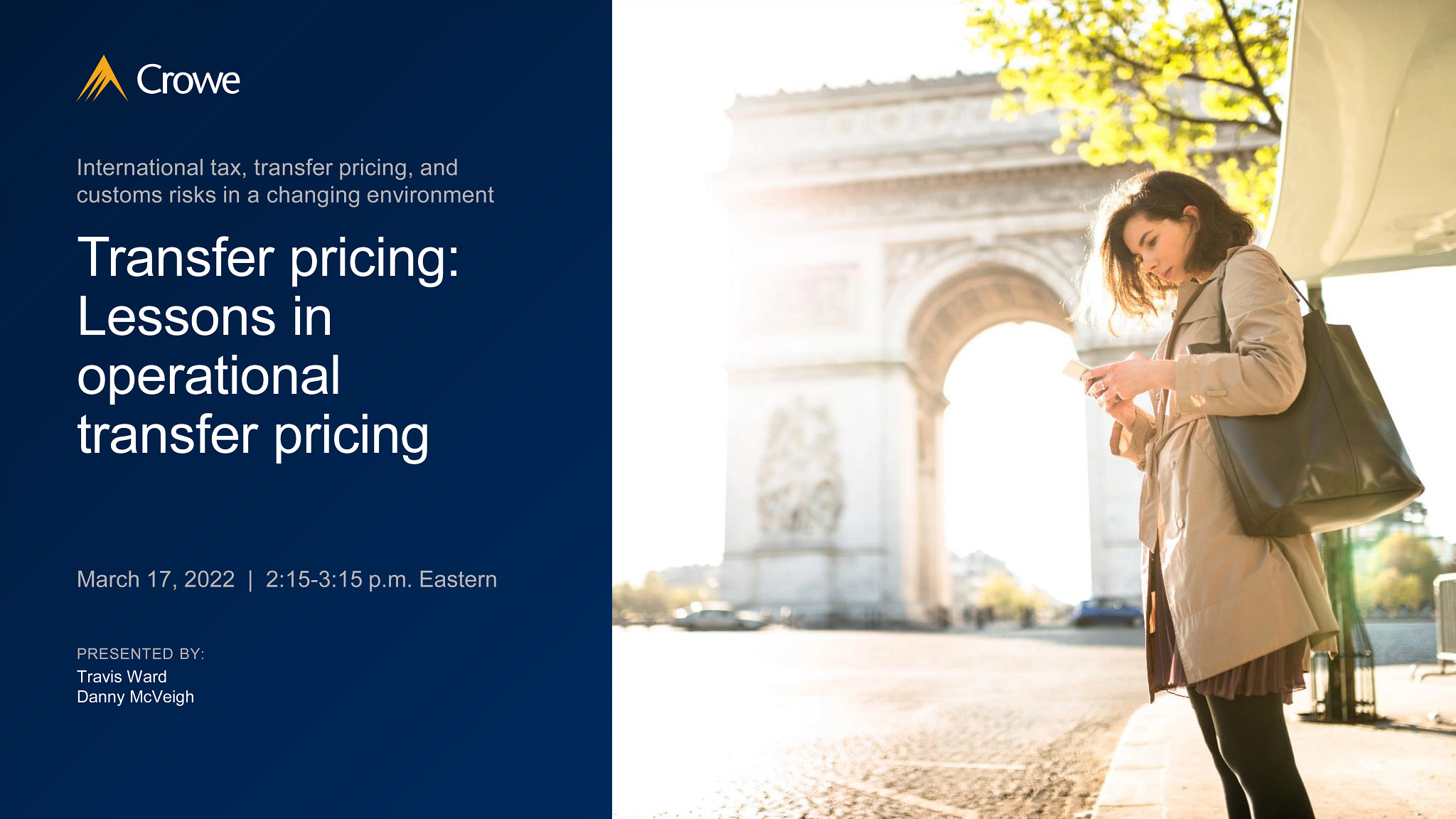 Transfer pricing Lessons in operational transfer pricing