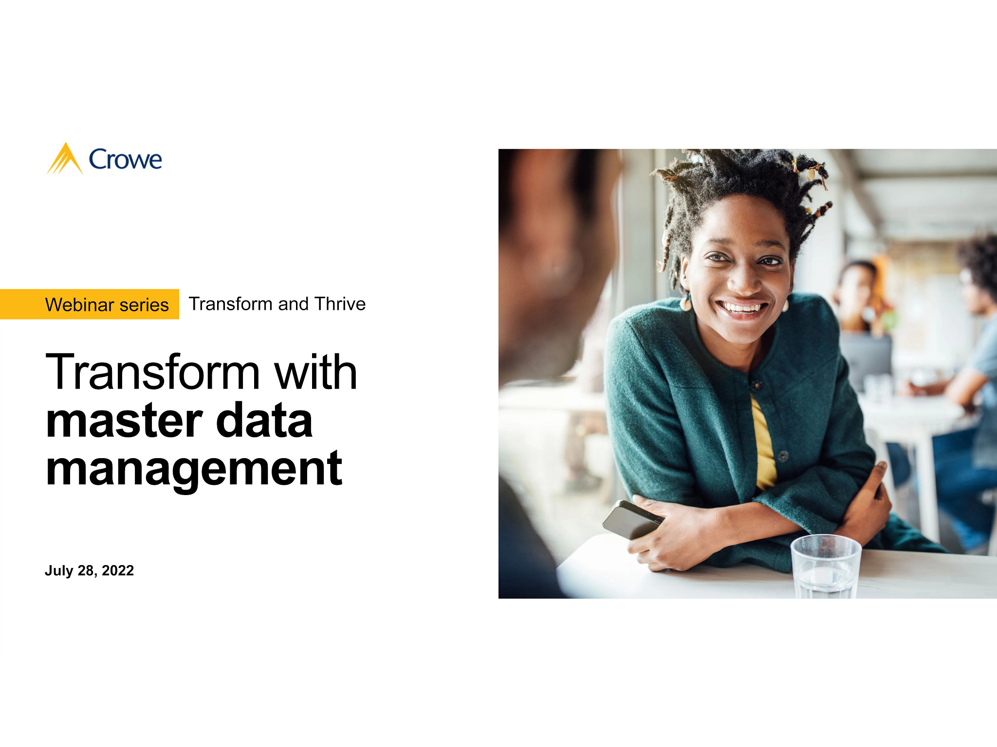 Transform financial services with master data management