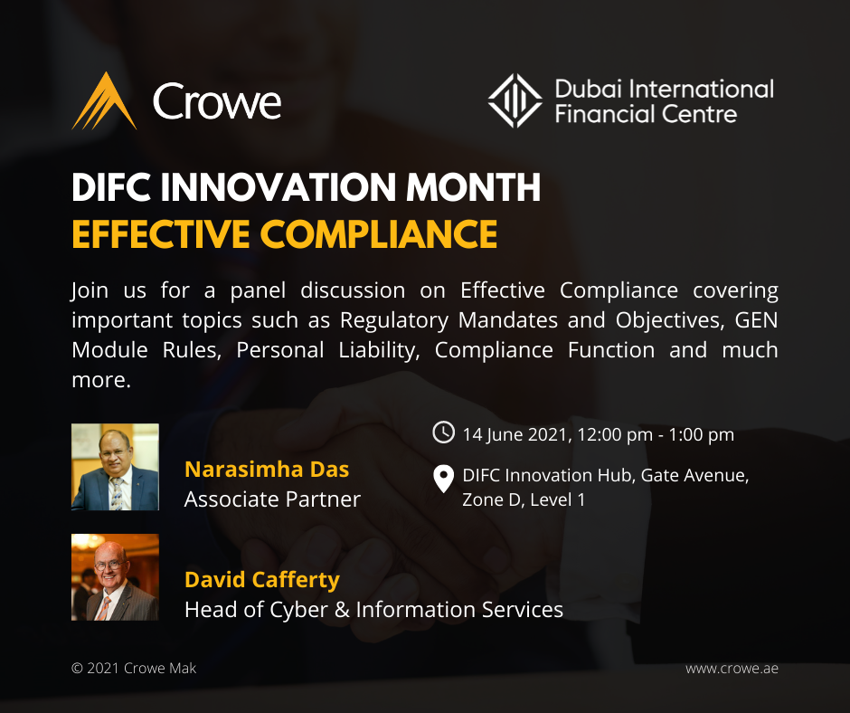 Effective Compliance - DIFC Innovation Month
