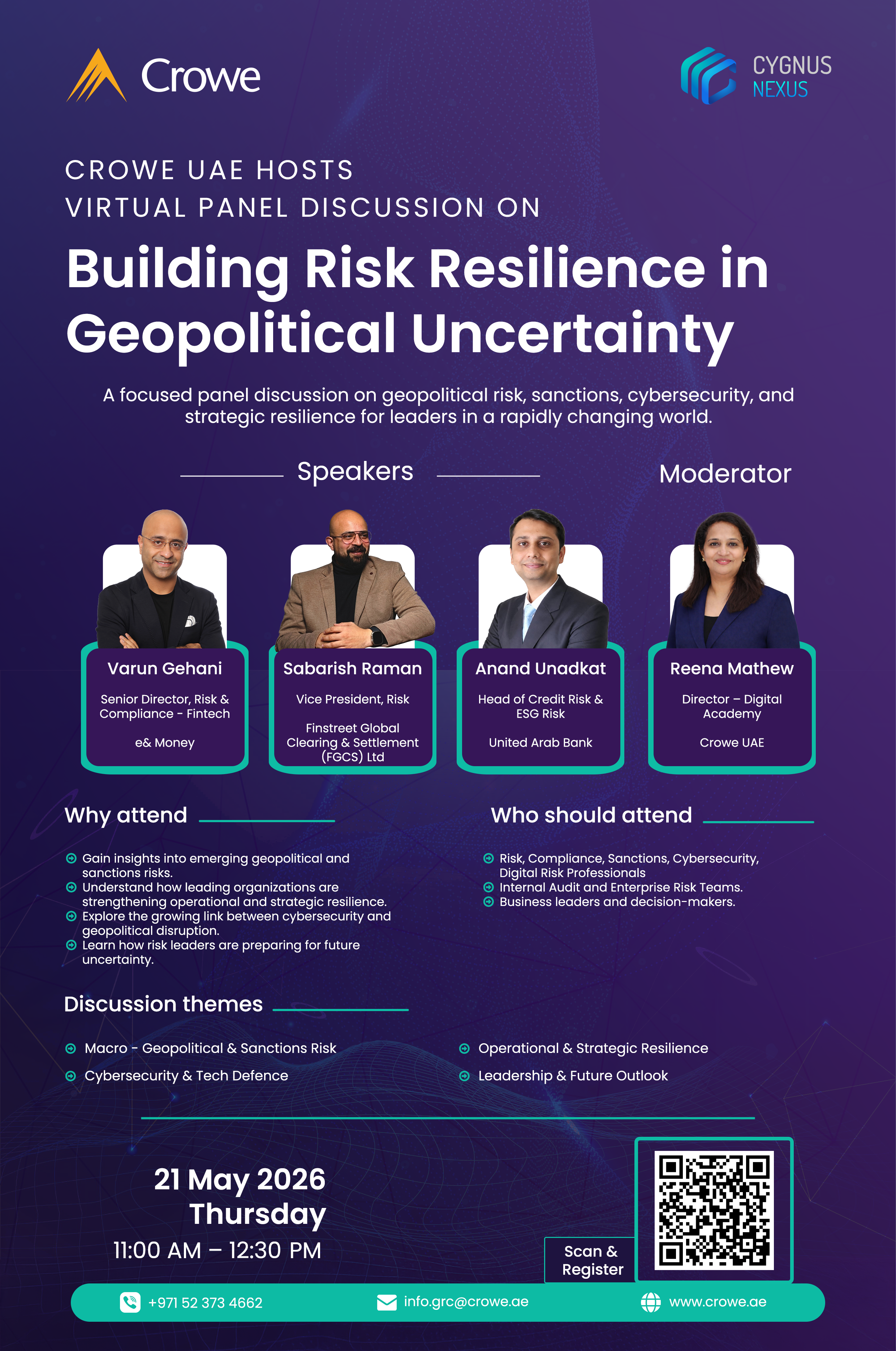 Crowe UAE Virtual panel discussion 2026 | Crowe UAE