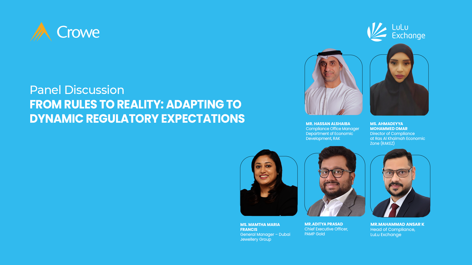 Panel Discussion on AML and Compliance