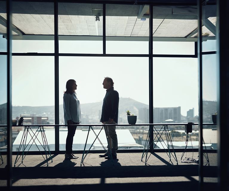 Business people standing