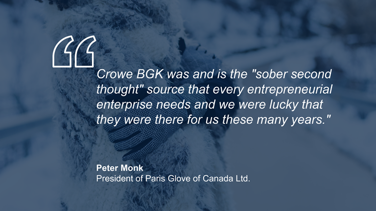 Paris Glove of Canada Ltd Testimonial