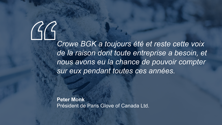 Témoignage Paris Glove of Canada Ltd