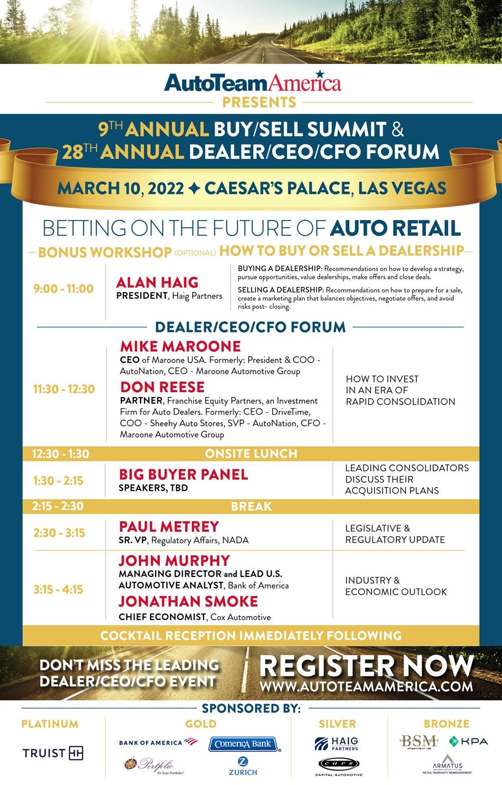 AutoTeam America's Betting on the Future of AutoRetail Event