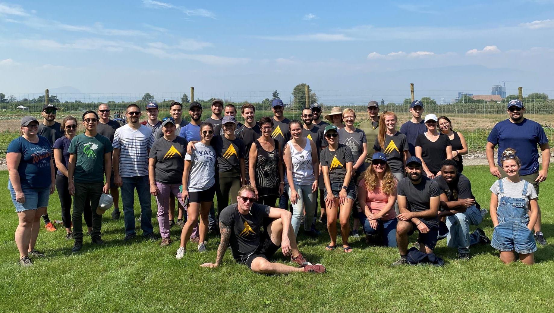 Crowe MacKay Volunteering at Helen Acres in Kelowna