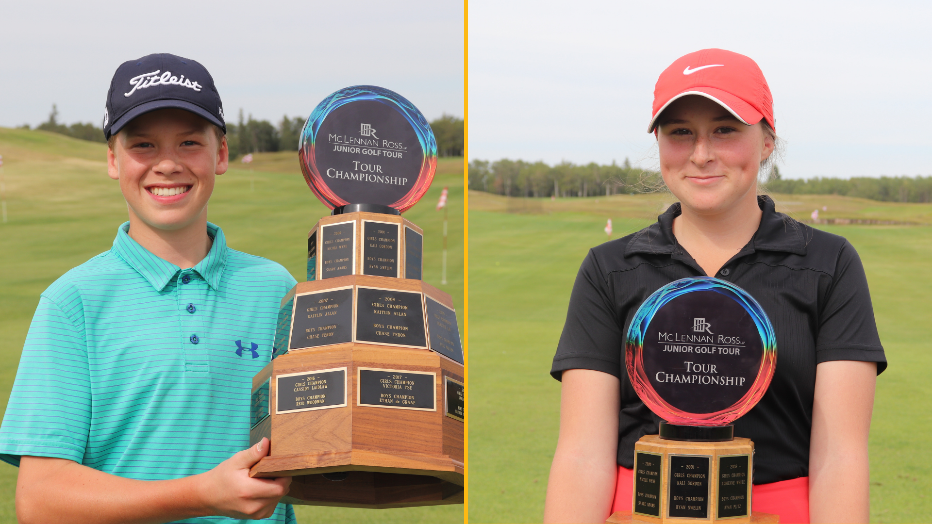 McLennan Ross Junior Tour 2021 Champions