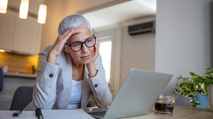 Person Woman Frustrated Computer