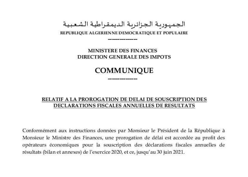 La prorogation du délai de souscription Crowe Algeria