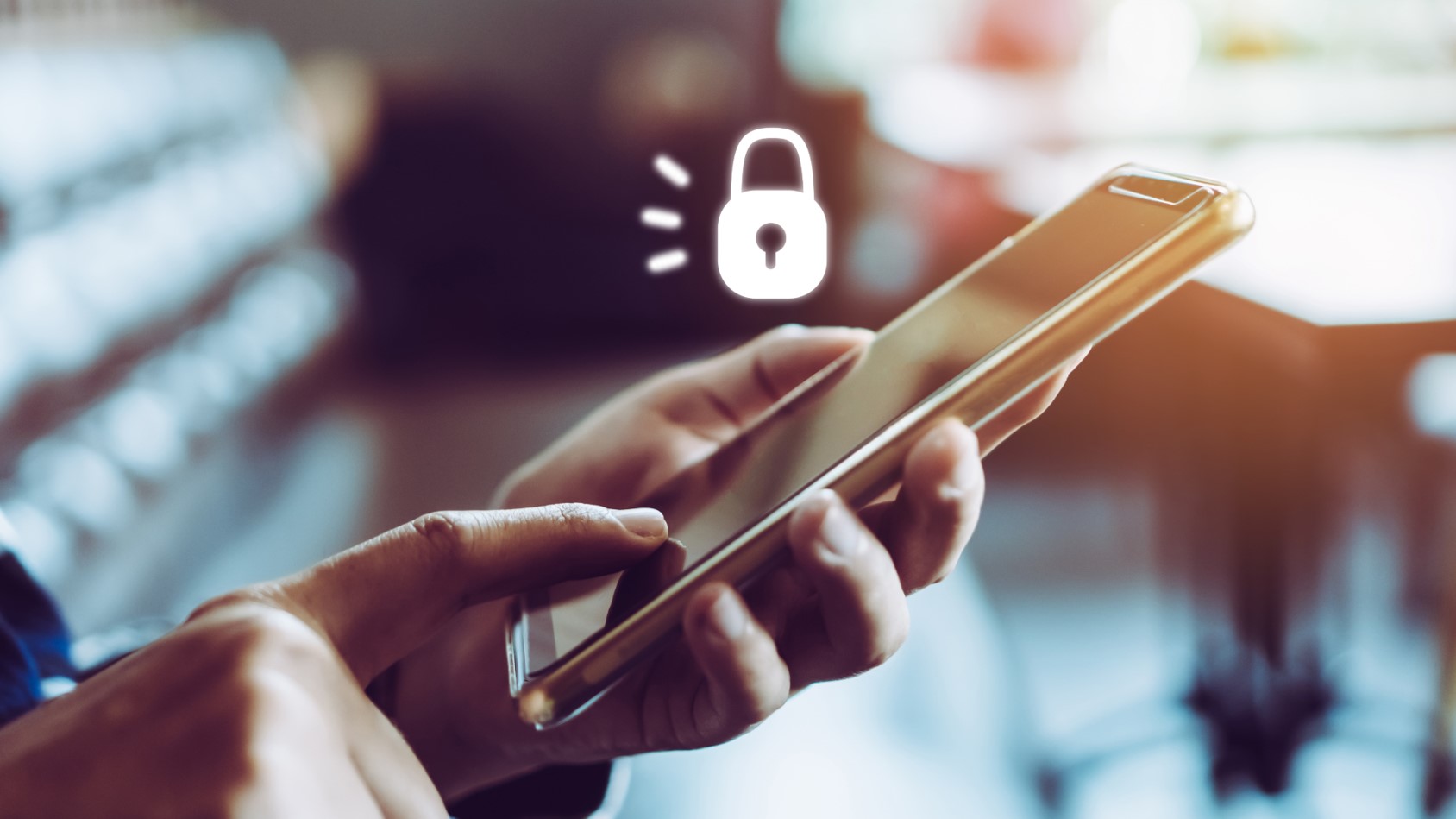 candado para la seguridad y protección de datos online