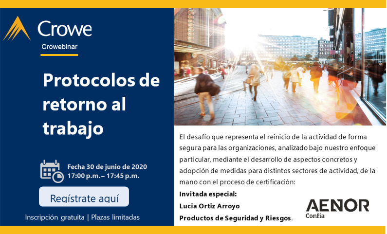 Crowebinar Protocolos