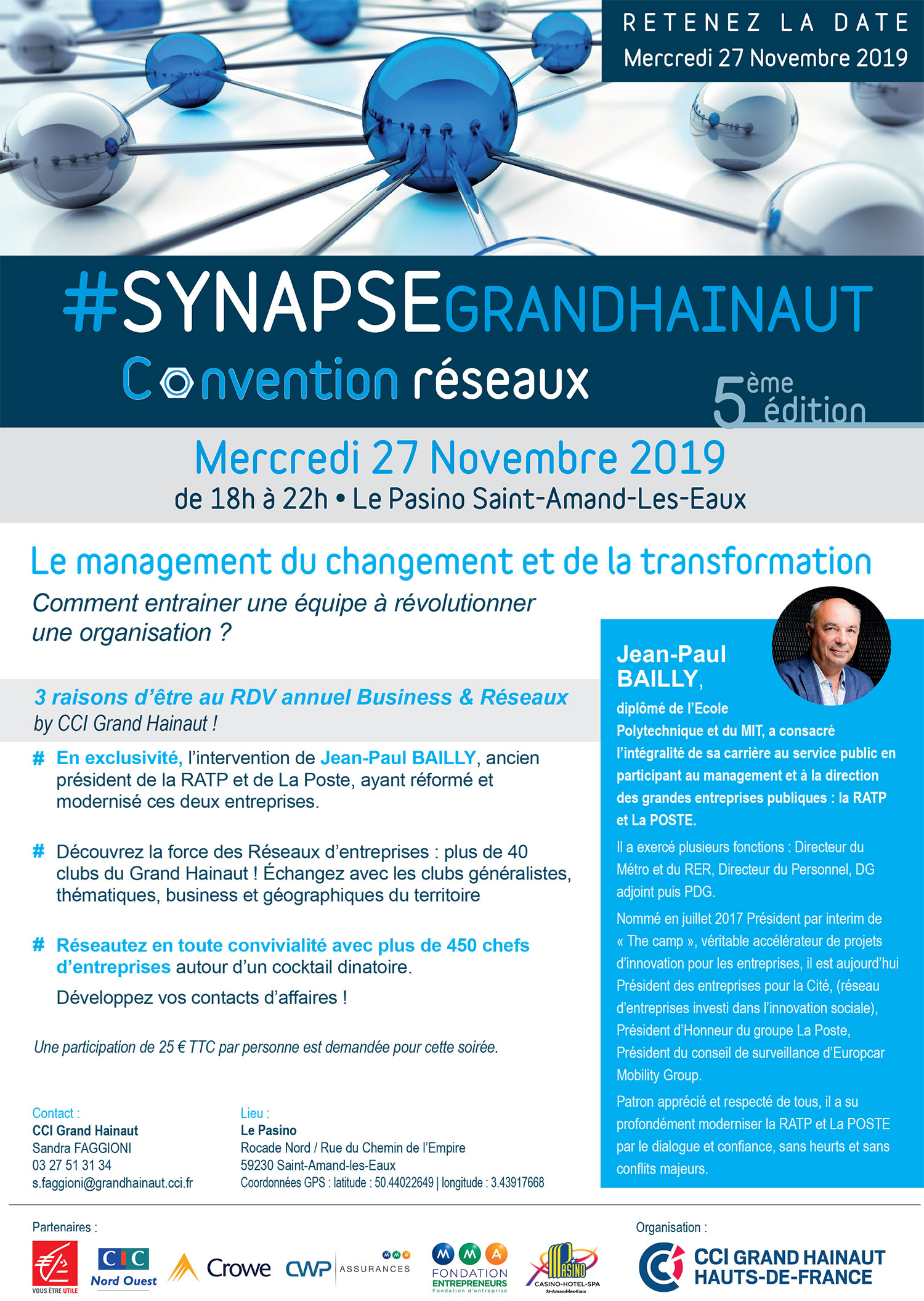 Synapse Grand Hainaut - Save the date