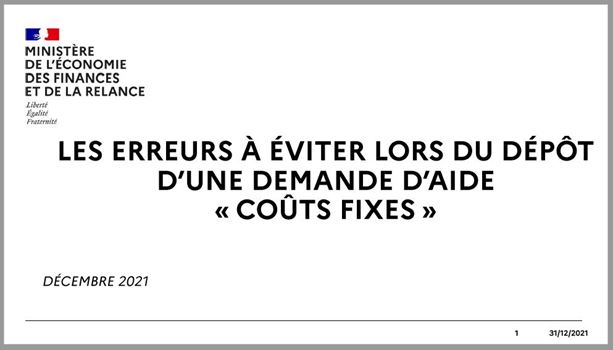 Aides couts fixes