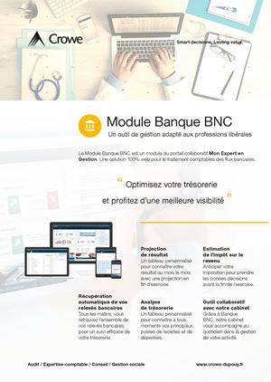 Plaquette MEG Banque BNC