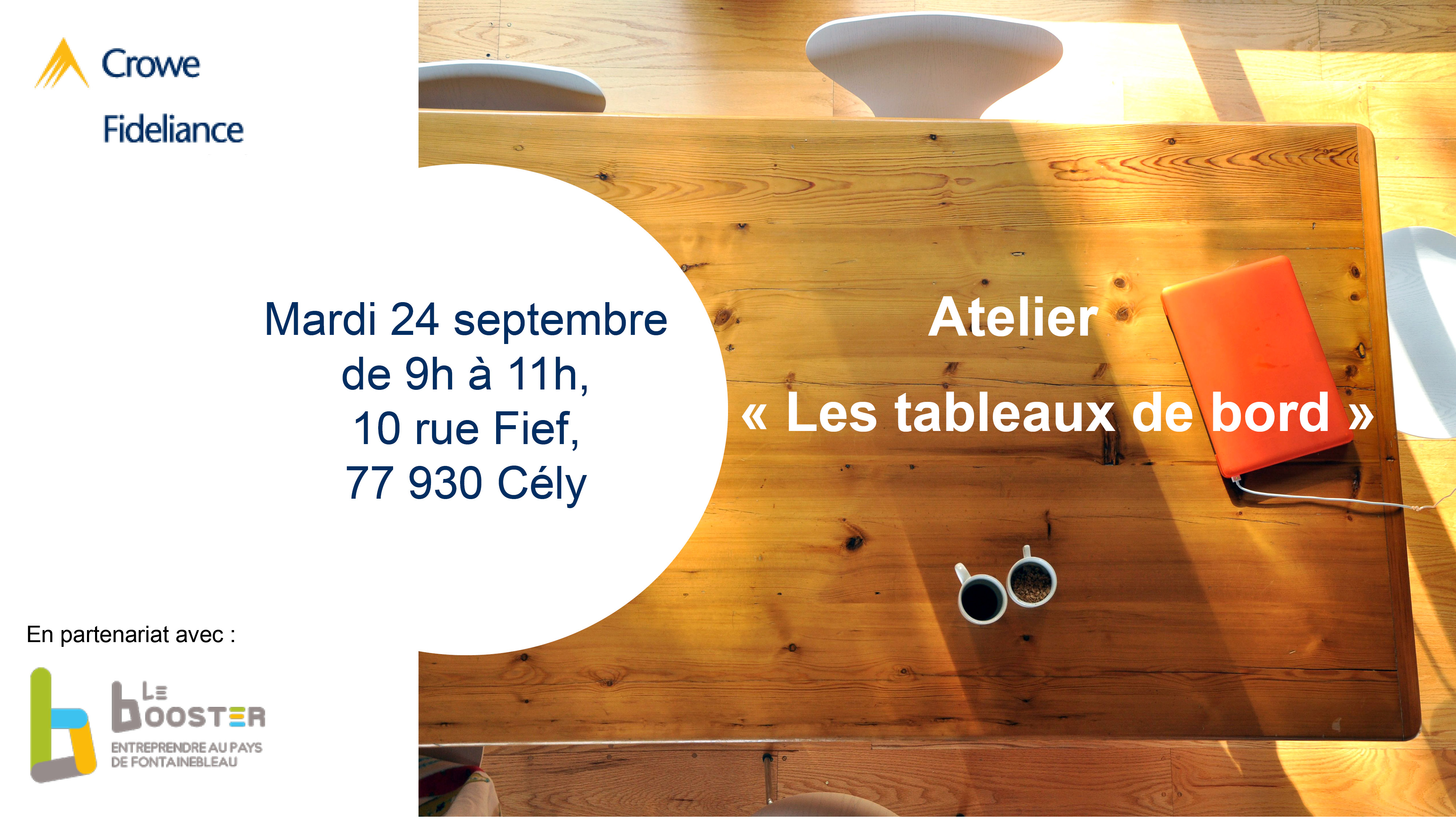 Tableau de bord Booster