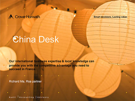 China Desk presentation