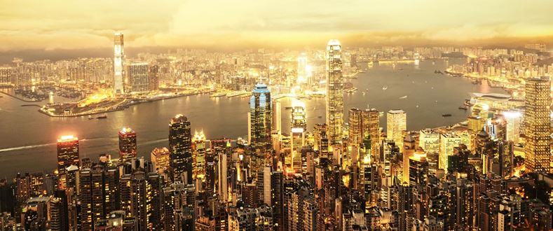hong kong view city