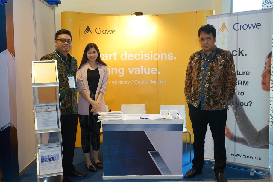 2019 IIA Indonesia National Conference - Crowe exhibition booth