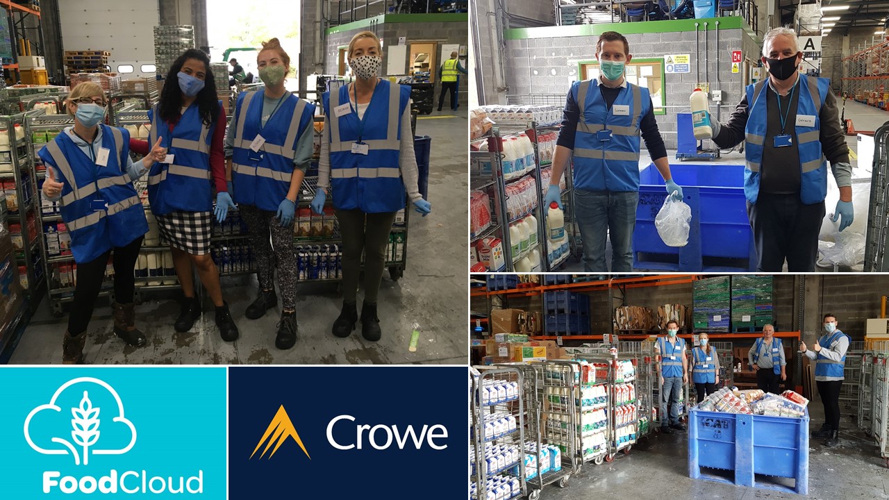 Crowe staff teams volunteer at FoodCloud