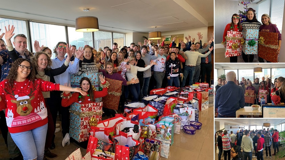 Crowe staff supporting Depaul 2019 Presents for All Christmas appeal