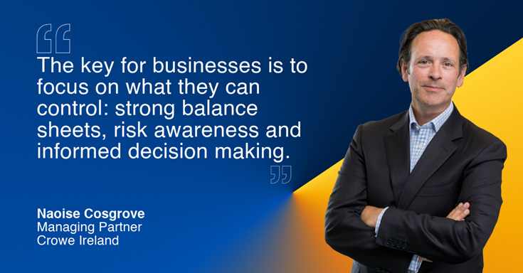 Naoise Cosgrove in Business Plus survey 2026