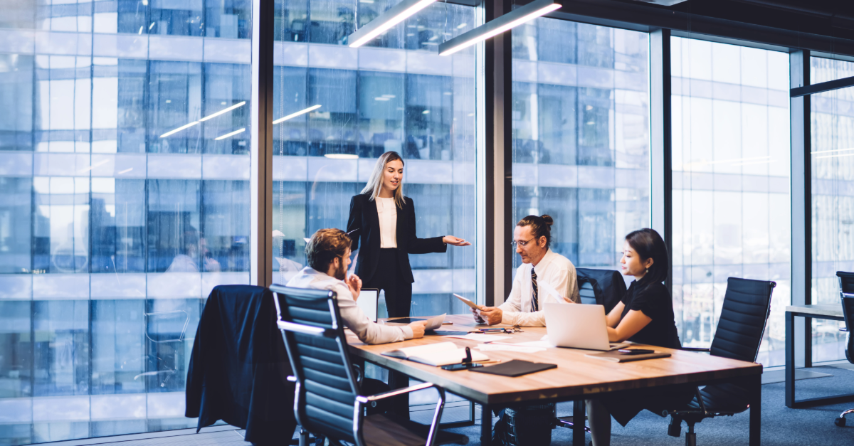 People in a conference room