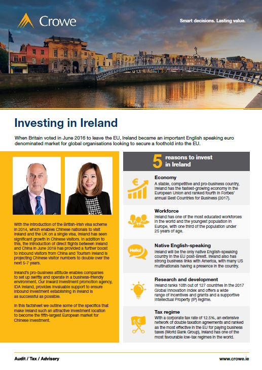 Crowe Ireland China Desk factsheet - English