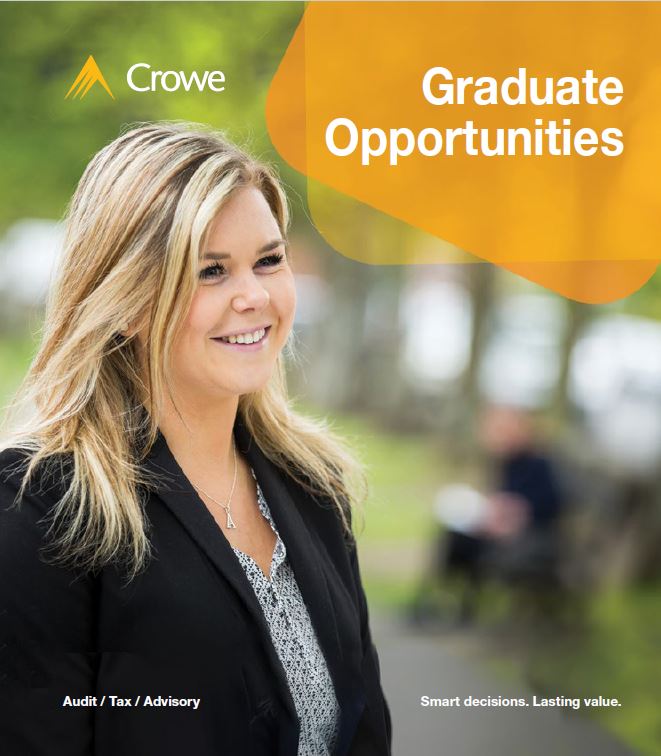 Crowe Ireland graduate brochure cover