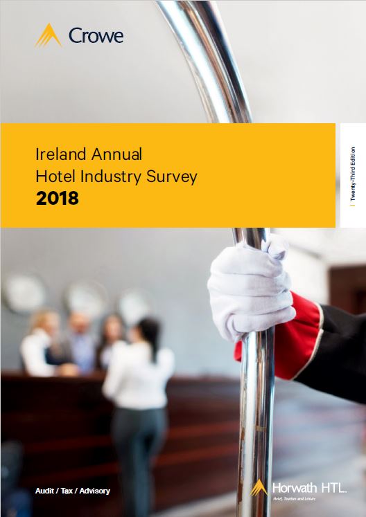 Crowe Ireland 2018 Hotel Industry Survey cover
