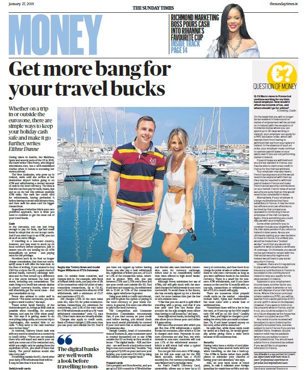 Crowe Ireland on tax implications of working abroad - Times article