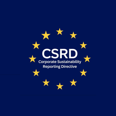 Logo of the Corporate Sustainability Reporting Directive