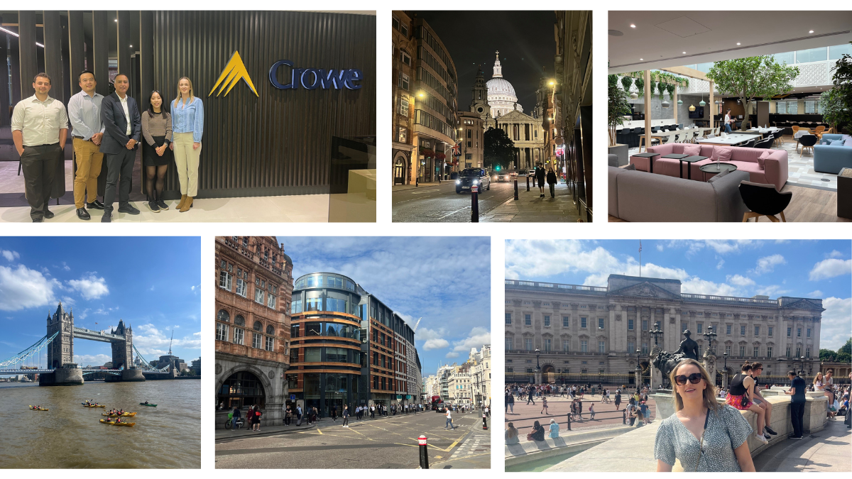 Crowe Ireland senior tax manager Louise Cosgrave's secondment to Crowe UK in London