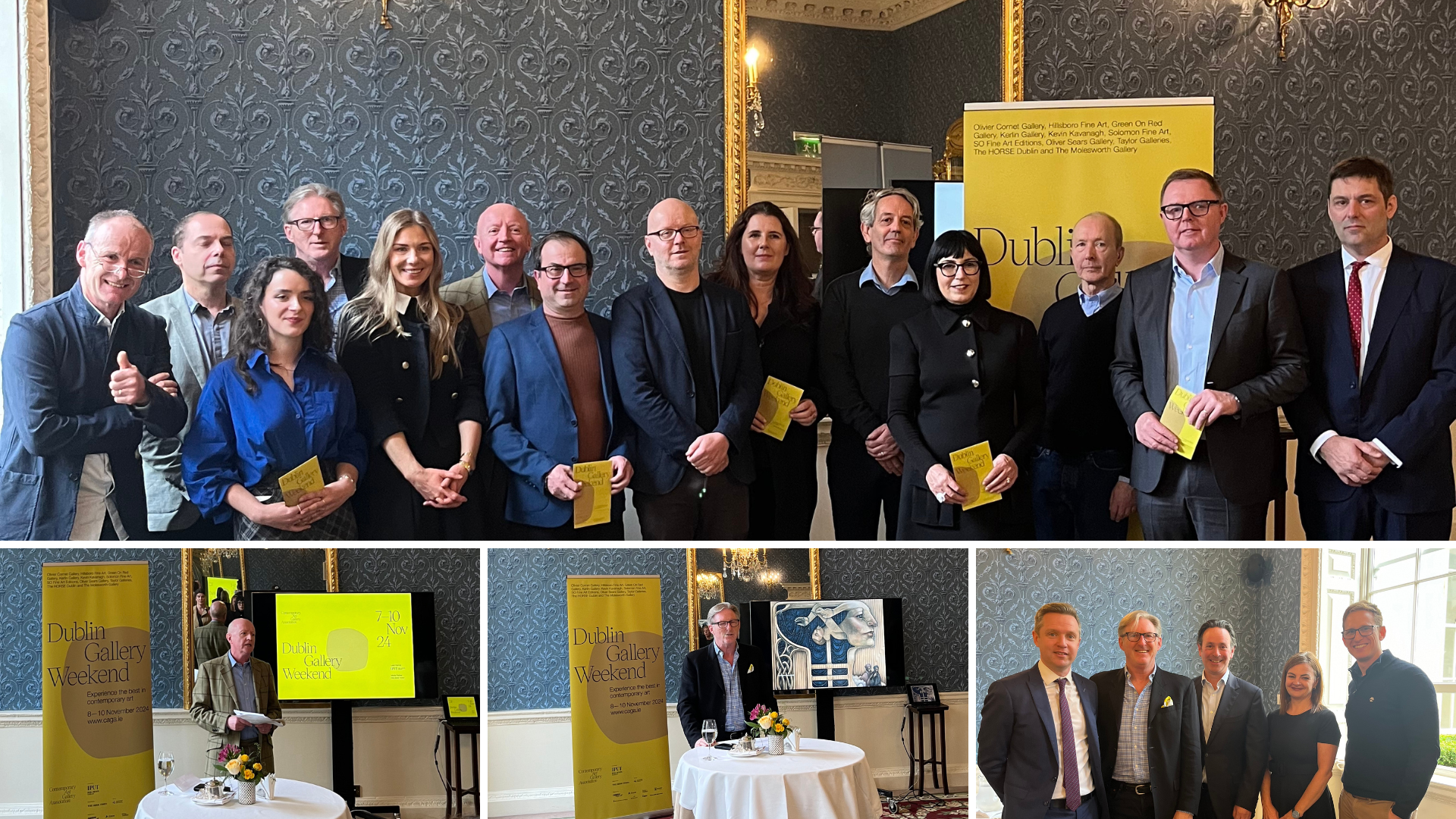 Attendees at Dublin Gallery Weekend Press Launch